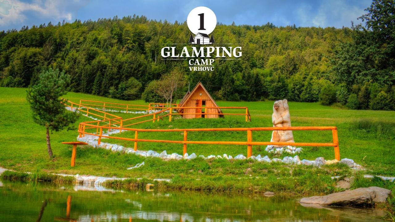 Glamping Vrhovc Hotell Zelezniki Exteriör bild