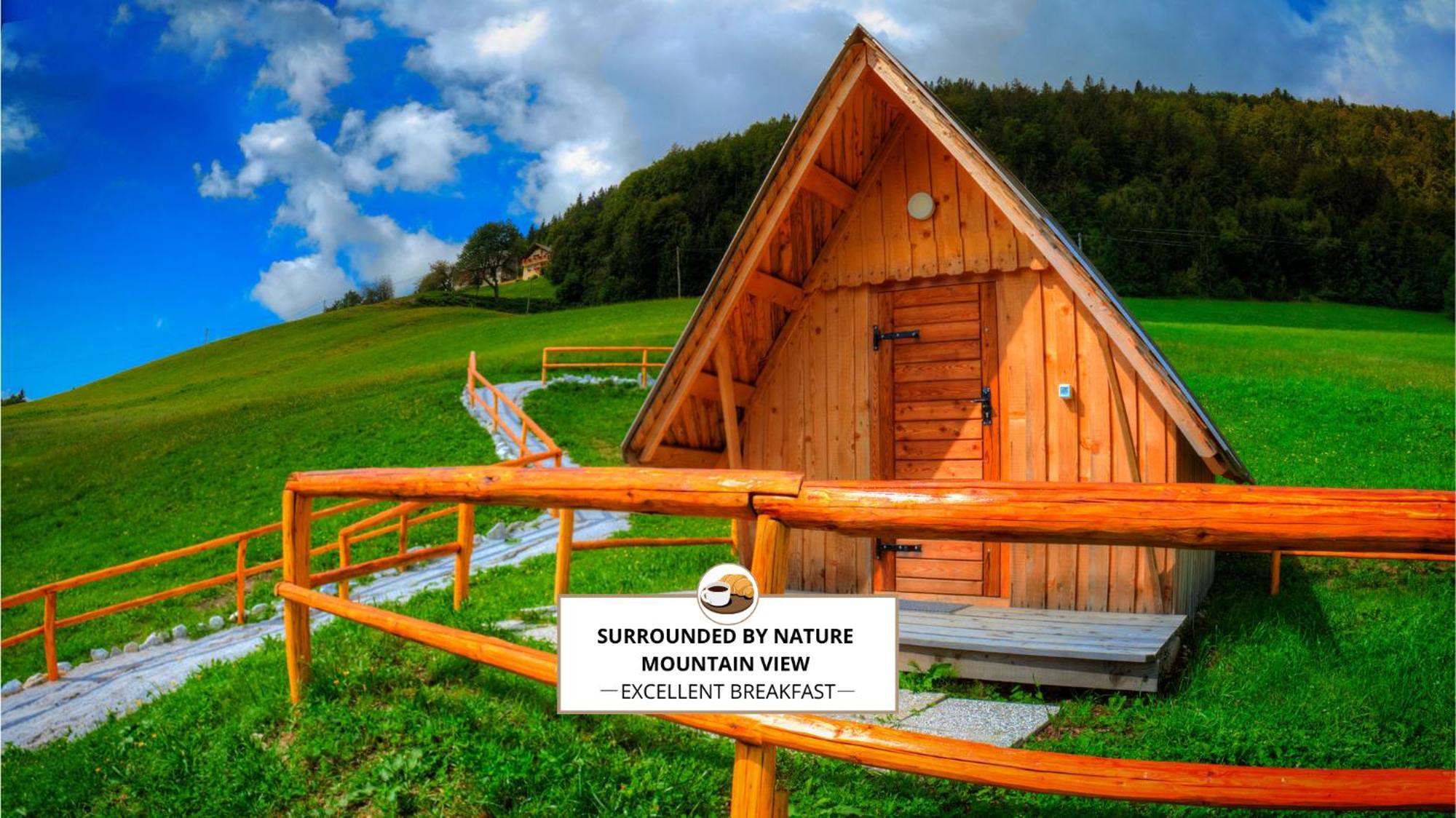 Glamping Vrhovc Hotell Zelezniki Exteriör bild